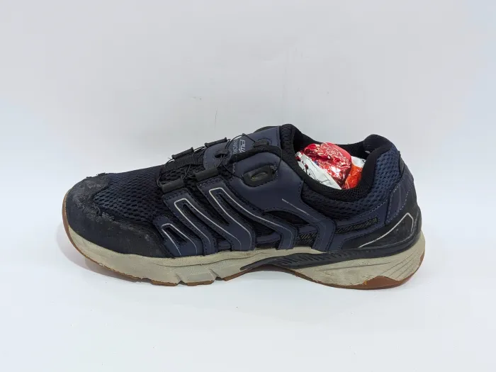 Dark Blue Mesh Low-Top Athletic Shoes
