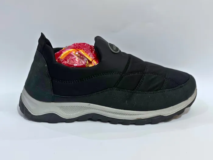 Black Slip-on Winter Shoe